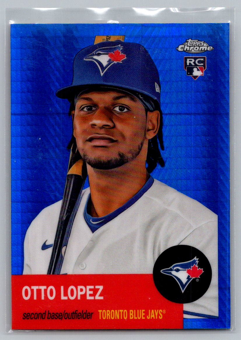 2022 Topps Chrome Platinum Anniversary #429 Otto Lopez Blue Prism Refractor