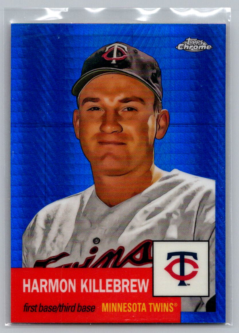 2022 Topps Chrome Platinum Anniversary #459 Harmon Killebrew Blue Prism