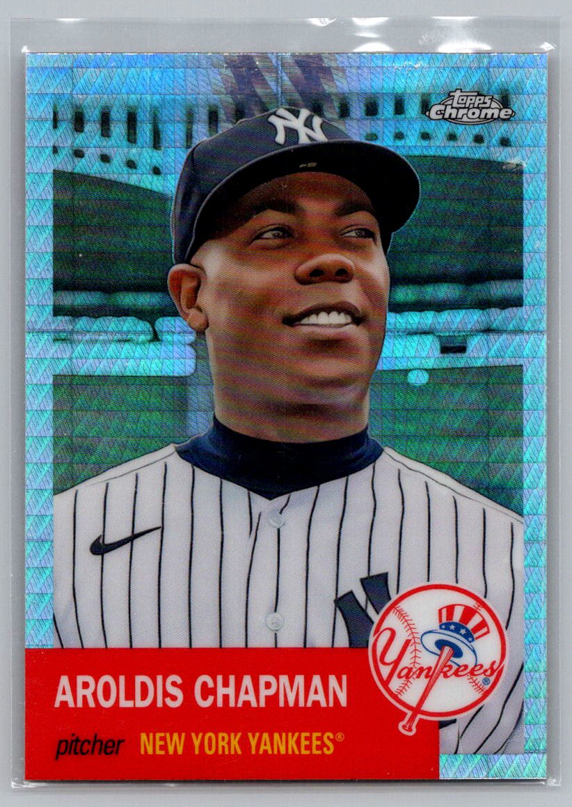 2022 Topps Chrome Platinum Anniversary #475 Aroldis Chapman Prism Refractor