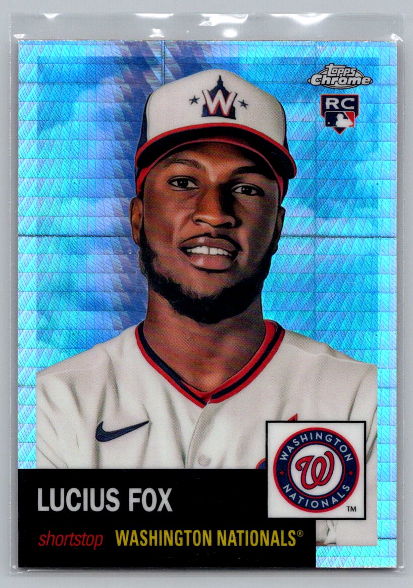 2022 Topps Chrome Platinum Anniversary #476 Lucius Fox Prism Refractor