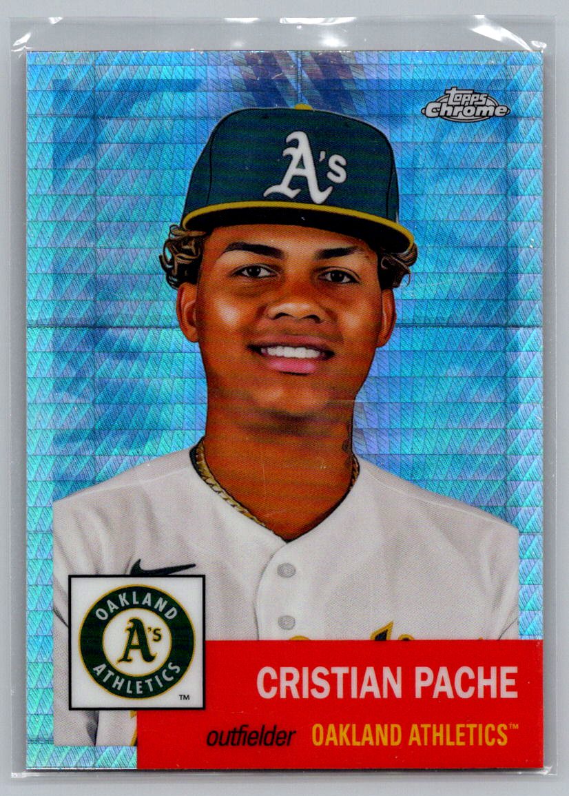 2022 Topps Chrome Platinum Anniversary #485 Cristian Pache Prism Refractor