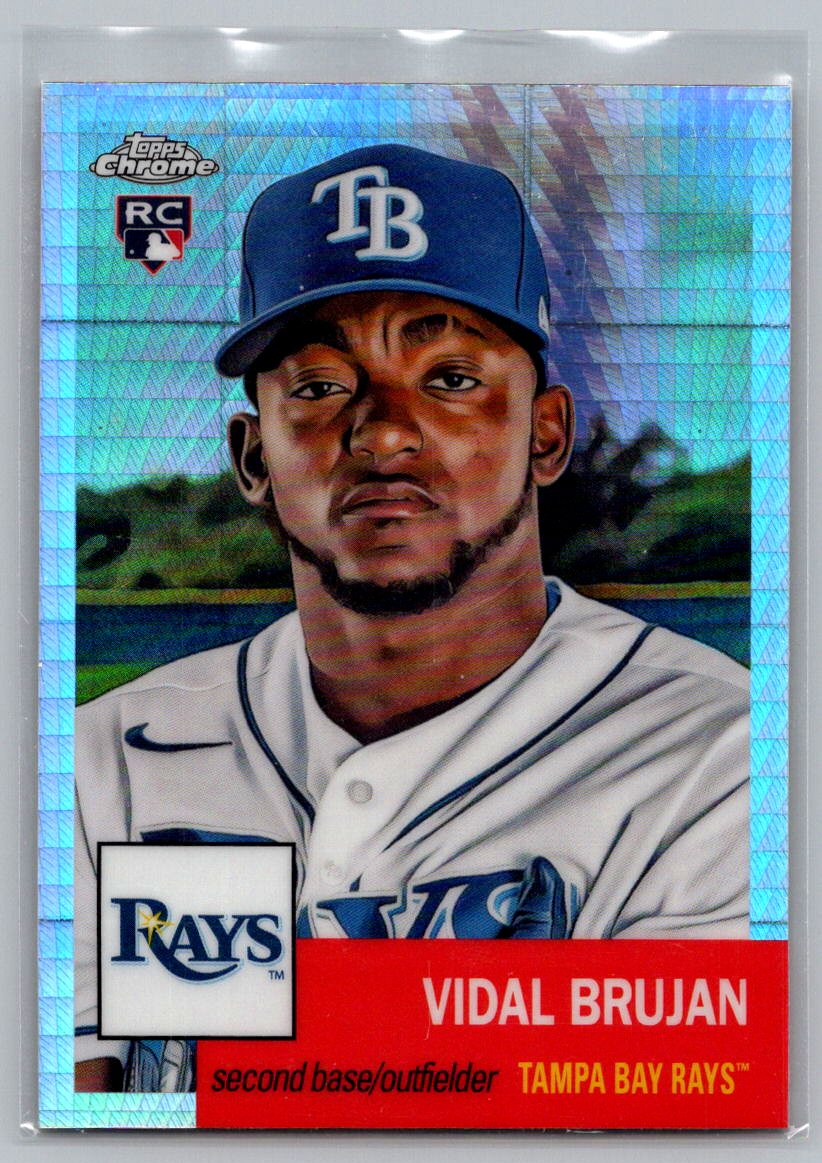 2022 Topps Chrome Platinum Anniversary #32 Vidal Brujan Prism Refractor
