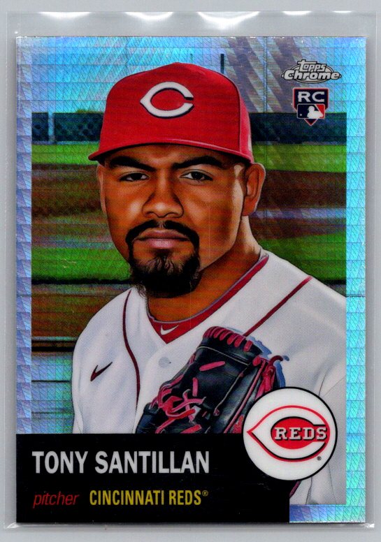 2022 Topps Chrome Platinum Anniversary #220 Tony Santillan Prism Refractor