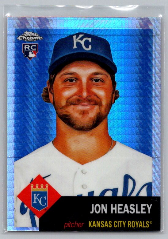 2022 Topps Chrome Platinum Anniversary #266 Jon Heasley Prism Refractor