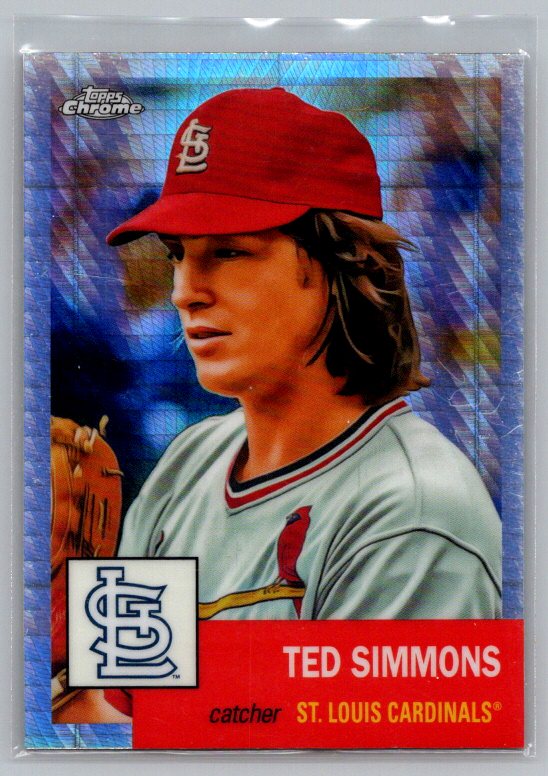 2022 Topps Chrome Platinum Anniversary #70 Ted Simmons Prism Refractor