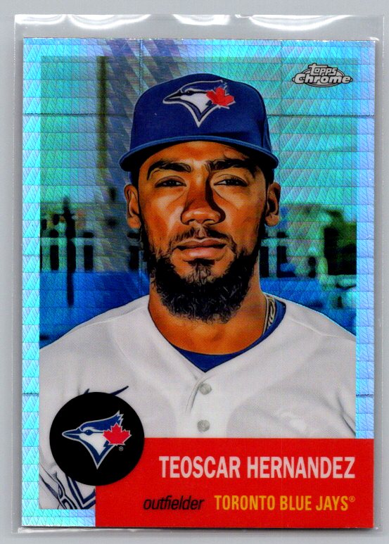 2022 Topps Chrome Platinum Anniversary #324 Teoscar Hernandez Prism Refractor
