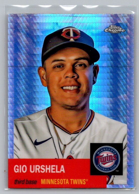 2022 Topps Chrome Platinum Anniversary #88 Gio Urshela Prism Refractor