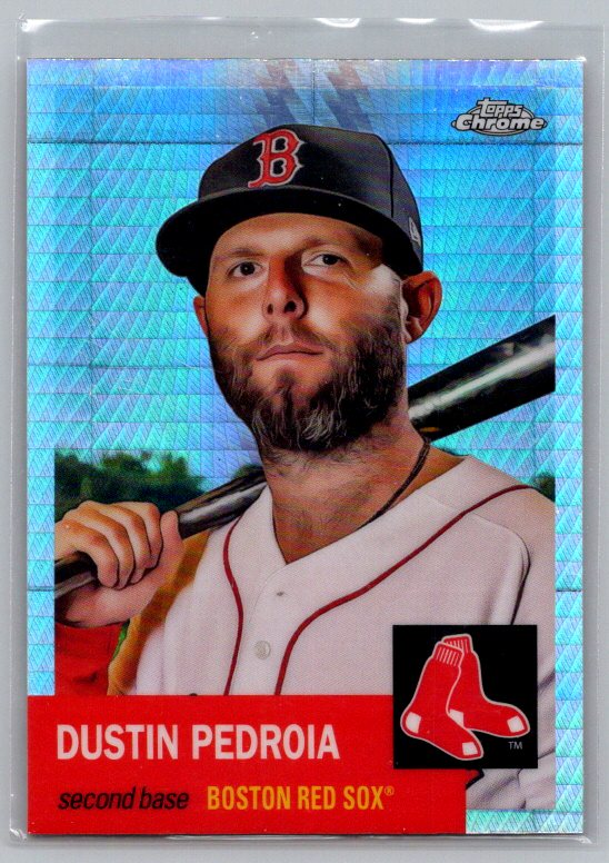 2022 Topps Chrome Platinum Anniversary #108 Dustin Pedroia Prism Refractor