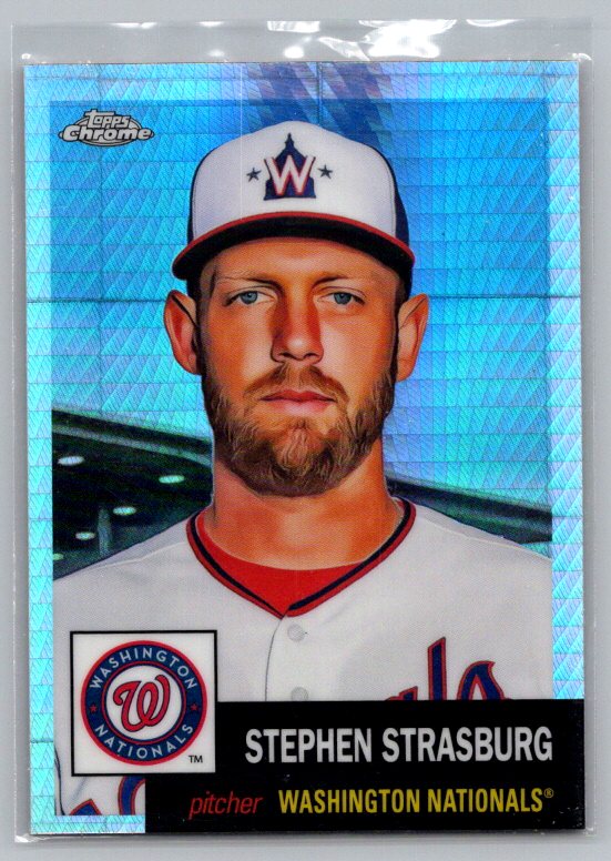 2022 Topps Chrome Platinum Anniversary #110 Stephen Strasburg Prism Refractor