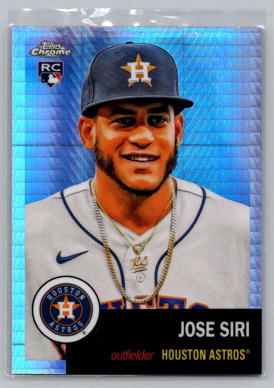 2022 Topps Chrome Platinum Anniversary #124 Jose Siri Prism Refractor