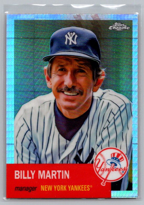 2022 Topps Chrome Platinum Anniversary #133 Billy Martin Prism Refractor