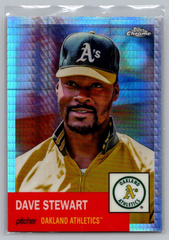 2022 Topps Chrome Platinum Anniversary #179 Dave Stewart Prism Refractor