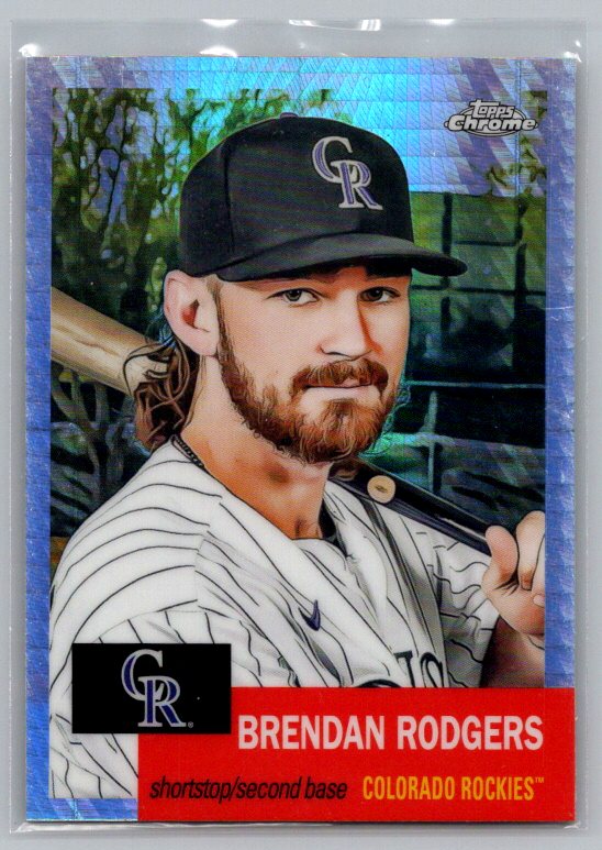 2022 Topps Chrome Platinum Anniversary #382 Brendan Rodgers Prism Refractor