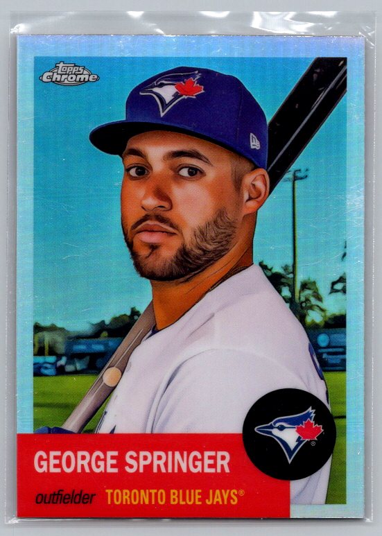 2022 Topps Chrome Platinum Anniversary #36 George Springer Refractor