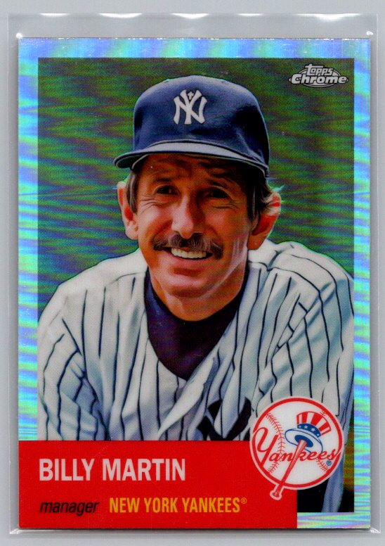 2022 Topps Chrome Platinum Anniversary #133 Billy Martin Refractor