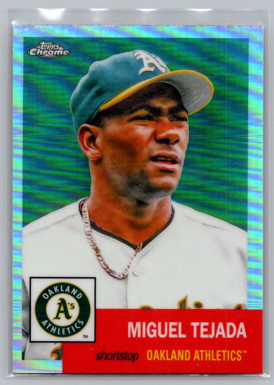 2022 Topps Chrome Platinum Anniversary #206 Miguel Tejada Refractor