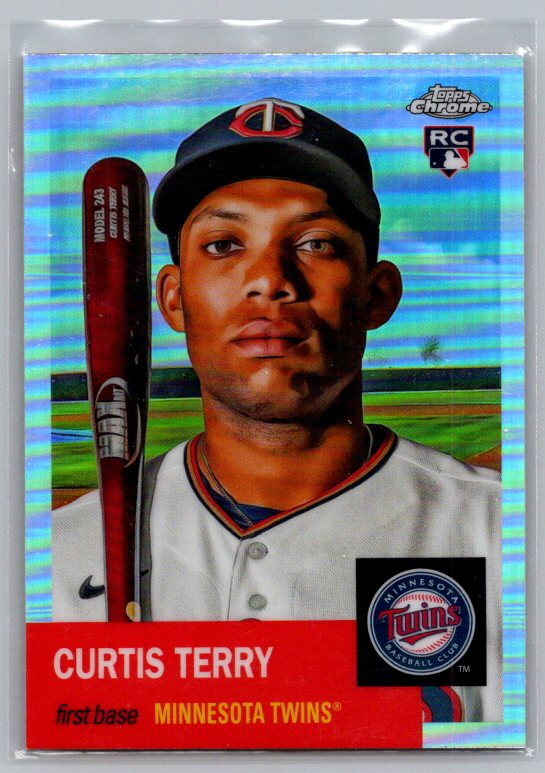 2022 Topps Chrome Platinum Anniversary #354 Curtis Terry Refractor